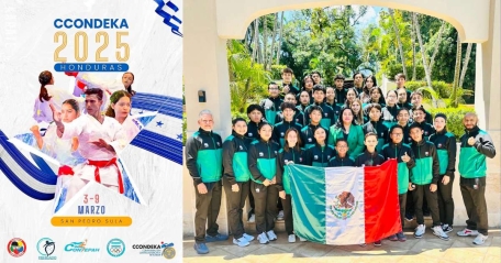 México presente en el Campeonato Centroamericano de Karate CCONDEKA 2025