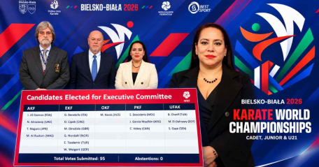 Samantha Desciderio, electa como miembro del Comit&eacute; Ejecutivo de la Federaci&oacute;n Mundial de Karate